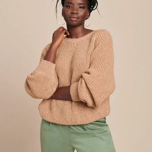 Mara Hoffman Avery Sweater Camel Size XL